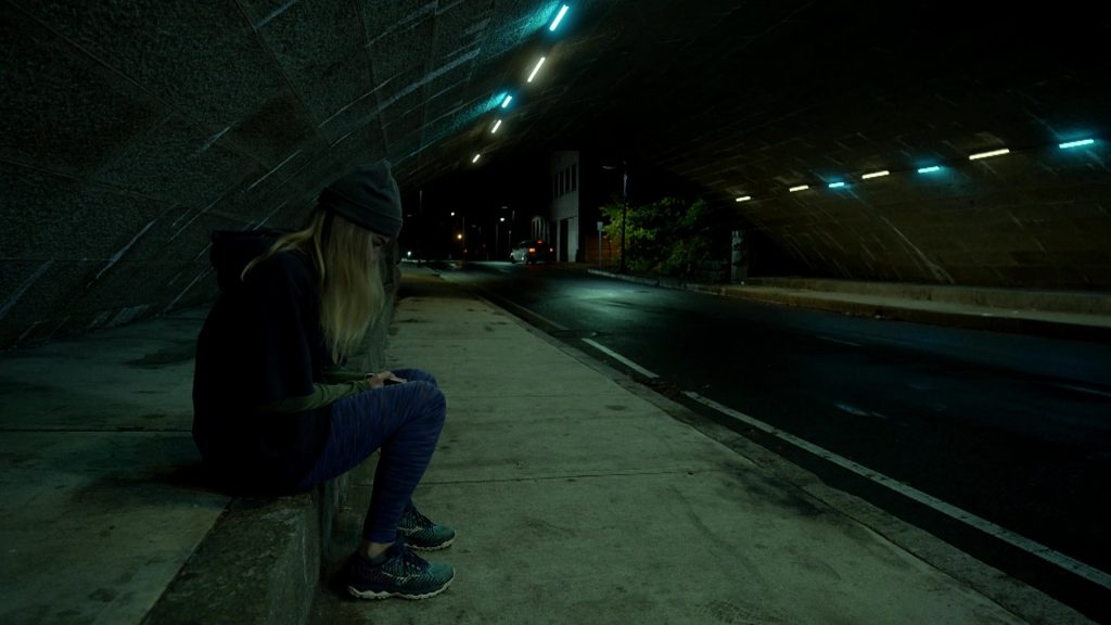 Mizuno Wave Sky Waveknit 3 Women's Sneakers of Annie Murphy as Allison in Kevin Can Fk Himself S01E02 “New Tricks” (2021) (Image 1)