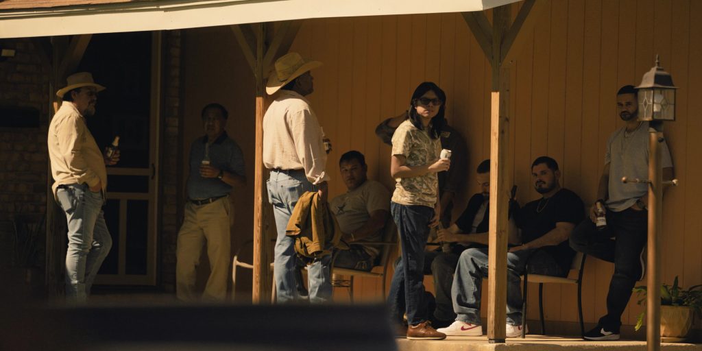 Modelo Beer and Nike Shoes in Landman S01E03 “Hell Has a Front Yard” (2024) (Image 1)