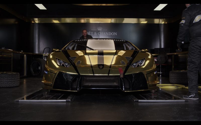 Moët & Chandon, Lamborghini Sprots Car, Sparco Sneakers in Gran Turismo (2023) (Image 1)