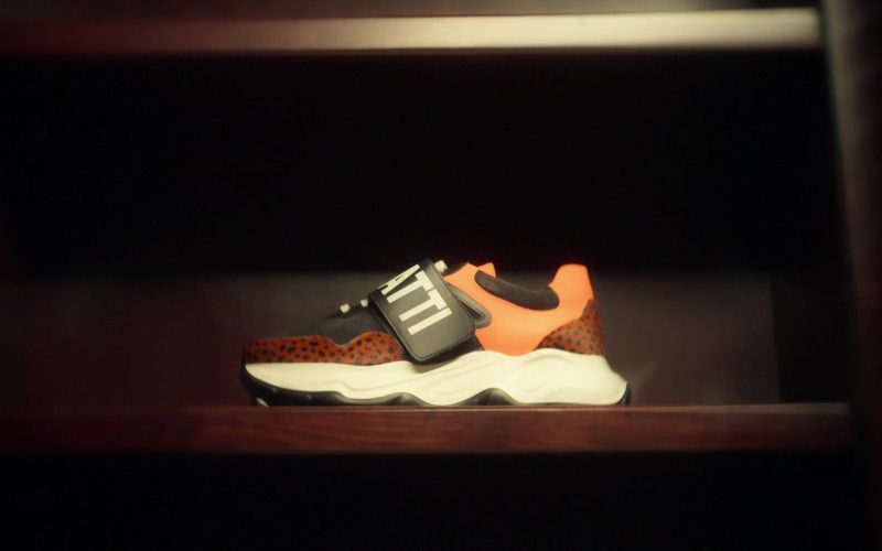 Moneyatti MI P21 luxury sneakers in Calabasas Confidential S01E02 “All Beef, No Toppings” (2026) (Image 1)