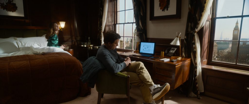 Municipal Origin shoes in The Family Plan 2 (2025) (Image 10)