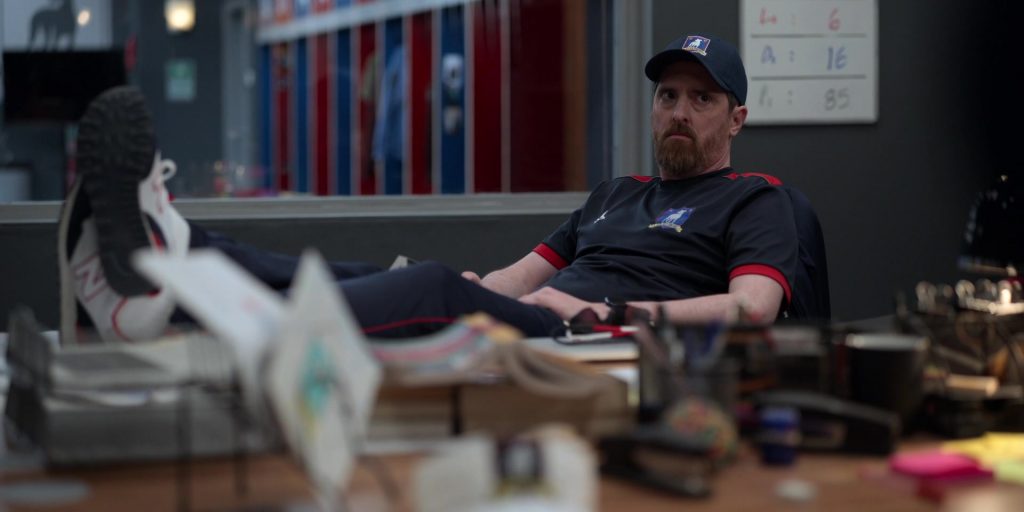 NB Men's Shoes of Brendan Hunt as Coach Beard in Ted Lasso S02E11 “Midnight Train to Royston” (2021) (Image 1)