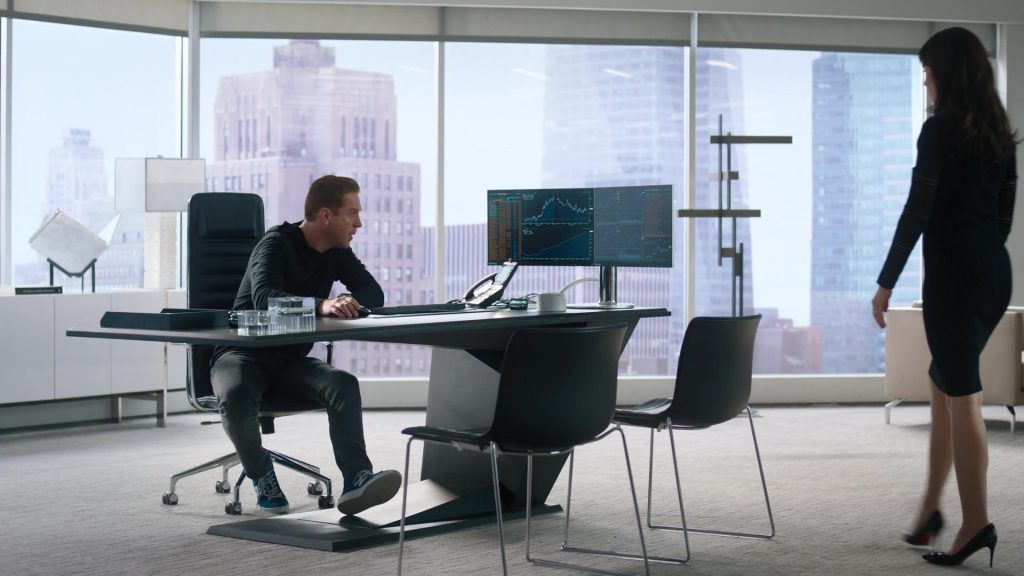 NB Men's Sneakers Worn by Damian Lewis (Bobby Axelrod) in Billions – Season 4, Episode 8, Fight Night (2019) (Image 1)