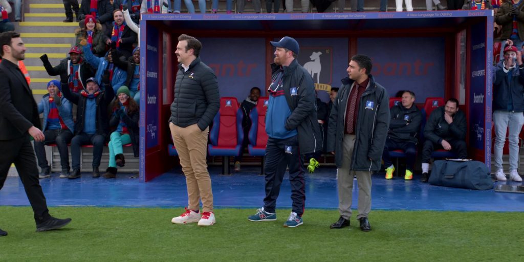 New Balance 373 Sneakers Worn by Brendan Hunt as Coach Beard in Ted Lasso S02E05 “Rainbow” (2021) (Image 1)