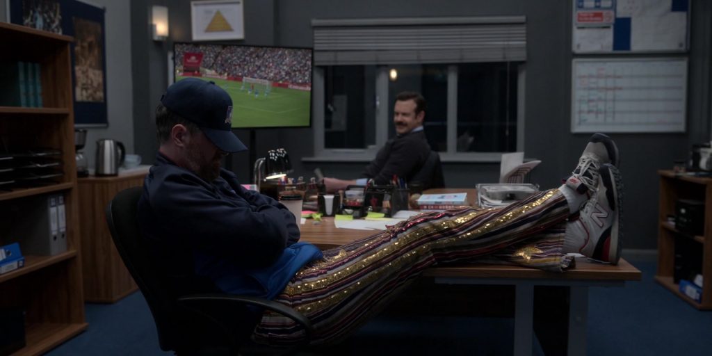 New Balance 515 Sneakers of Brendan Hunt as Coach Beard in Ted Lasso S02E09 “Beard After Hours” (2021) (Image 1)