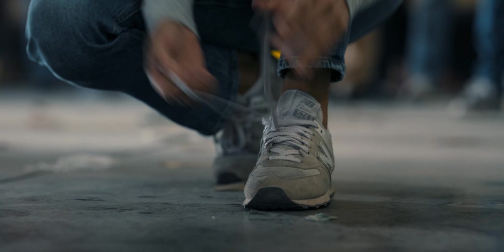 New Balance 574 Classic Sneakers in The Cleaning Lady S01E05 “The Icebox” (2022) (Image 1)