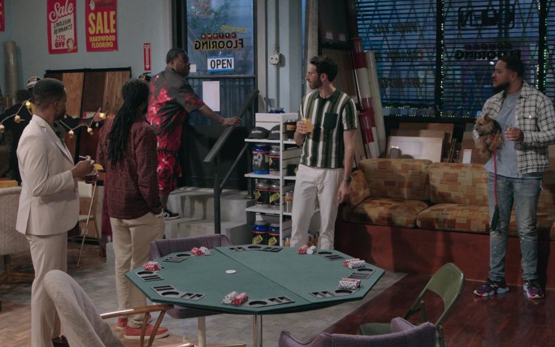 New Balance 9060 sneakers in the Blue Oasis and Real Pink in Crutch S01E03 “Emotional Crutch” (2025) (Image 1)