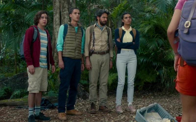 New Balance Blue Sneakers Worn by Nicholas Coombe in Dora and the Lost City of Gold (2019) (Image 1)