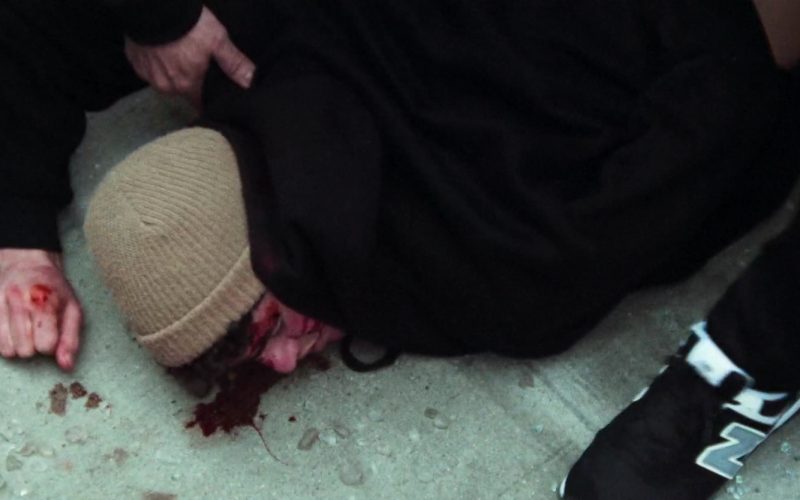 New Balance Men's Black Sneakers Worn by Policeman In Good Time (2017) (Image 1)