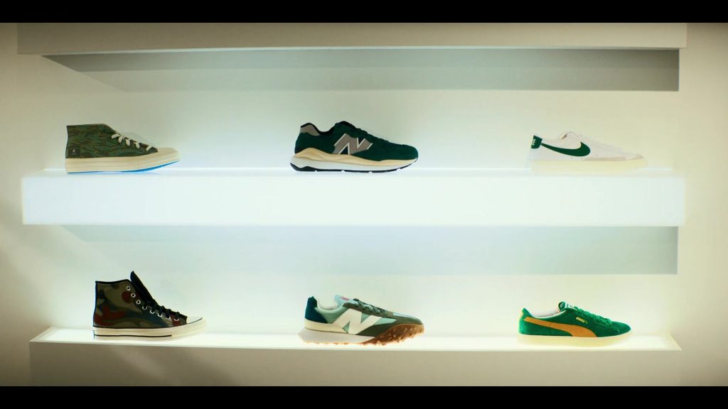 New Balance, Nike and Puma Shoes in You People (2023) (Image 1)