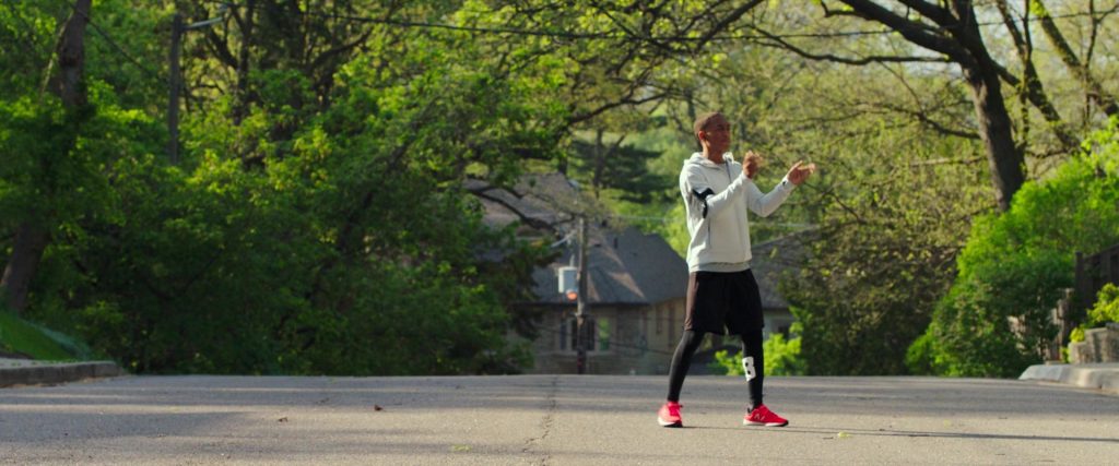 New Balance Running Shoes of Jaden Smith as Daryn in Life in a Year (2020) (Image 2)