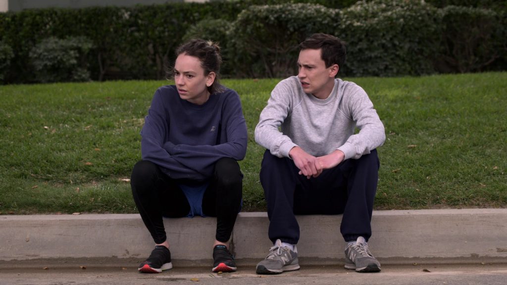 New Balance Shoes of Keir Gilchrist as Sam Gardner in Atypical S04E06 “Are You in Fair Health” (2021) (Image 1)