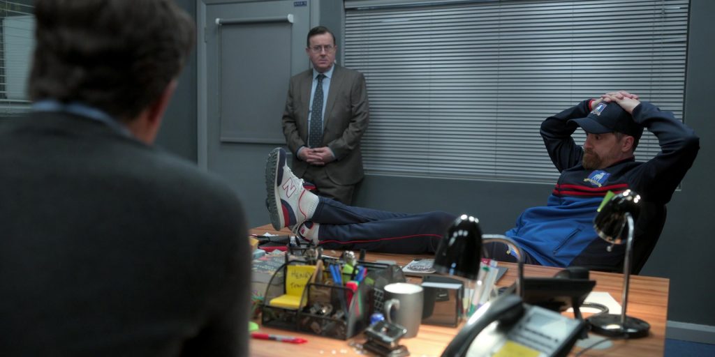 New Balance Sneakers Worn by Brendan Hunt as Coach Beard in Ted Lasso S03E04 “Big Week” (2023) (Image 1)