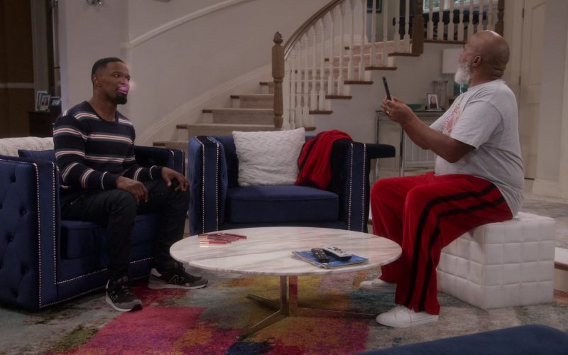 New Balance Sneakers Worn by Jamie Foxx as Brian Dixon in Dad Stop Embarrassing Me! S01E05 “#TheMotherPucker” (2021) (Image 1)
