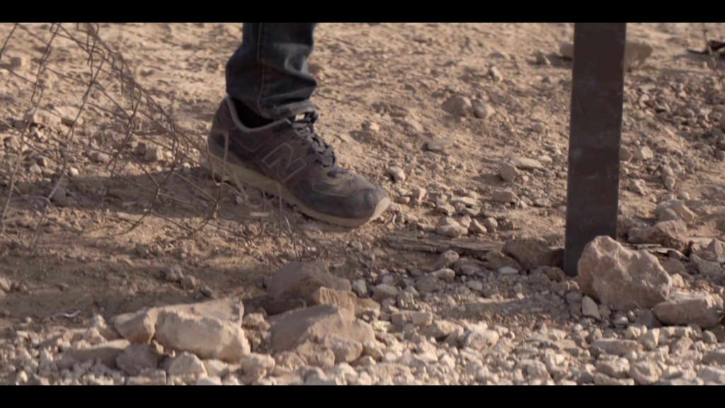 New Balance Sneakers Worn by Mehdi Dehbi as Al-Masih in Messiah Season 1 Episode 1 “He That Hath an Ear” (2020) (Image 1)