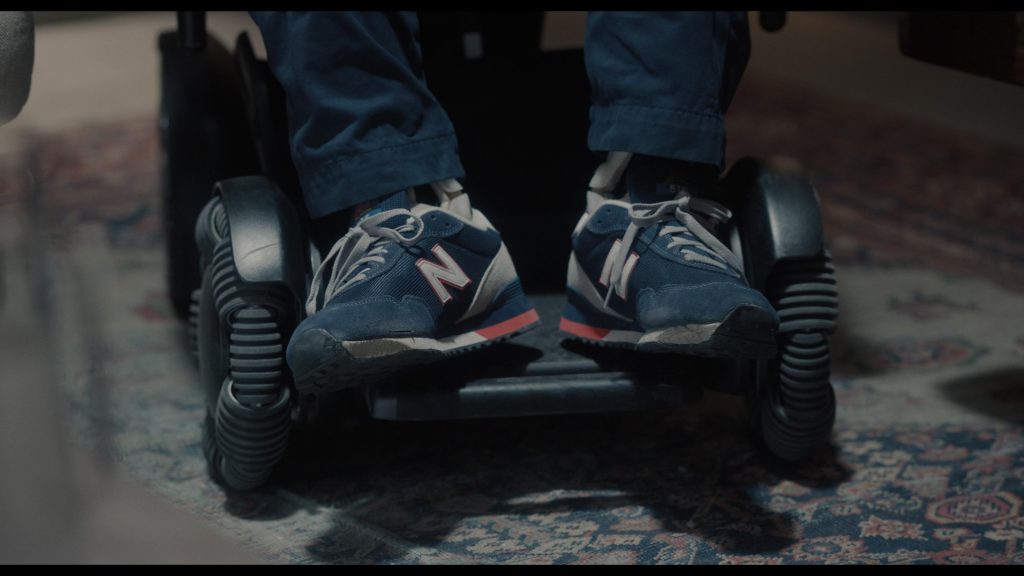 New Balance Sneakers in A Murder at the End of the World S01E05 “Chapter 5 - Crypt” (2023) (Image 1)