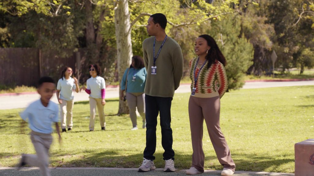 New Balance Sneakers in Abbott Elementary S03E13 “Smith Playground” (2024) (Image 3)