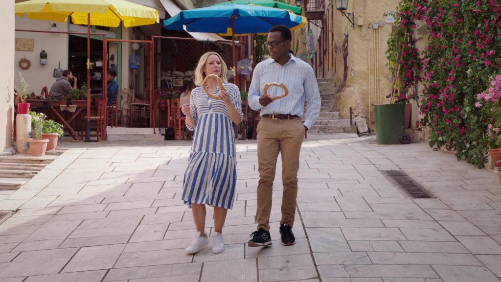 New Balance Sneakers in Black Worn by William Jackson Harper as Chidi Anagonye in The Good Place Season 4 Episode 13 “Whenever You're Ready” (2020) (Image 1)