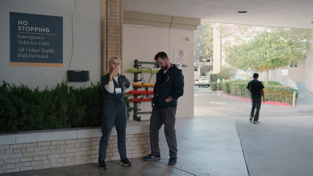 New Balance Sneakers in The Pitt S01E11 “5-00 P.M.” (2025) (Image 2)