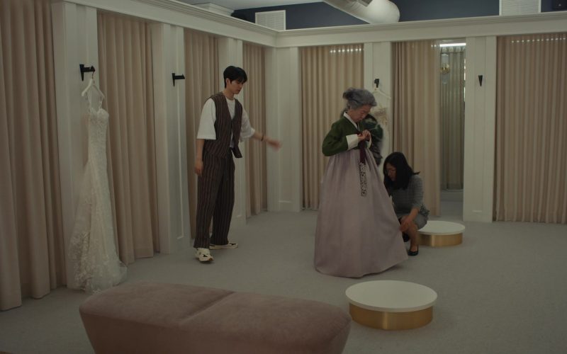 New Balance Sneakers in The Wedding Banquet (2025) (Image 1)