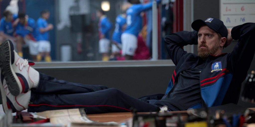 New Balance Sneakers of Brendan Hunt as Coach Beard in Ted Lasso S02E12 “Inverting the Pyramid of Success” (2021) (Image 1)