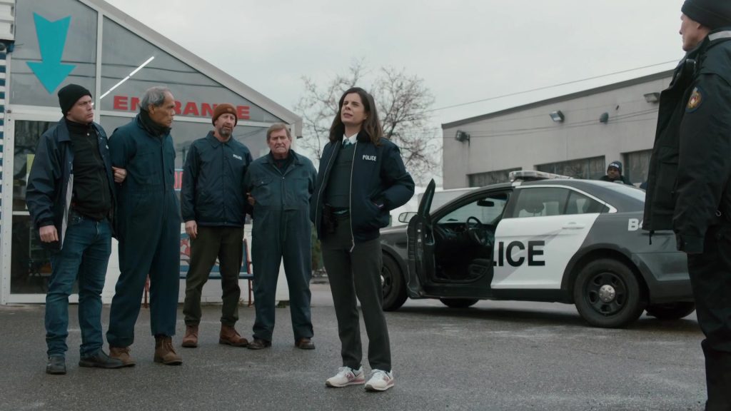 New Balance Sneakers of Cast Member Meredith MacNeill as Sam Wazowski in Pretty Hard Cases S01E07 “Ritz” (2021) (Image 1)