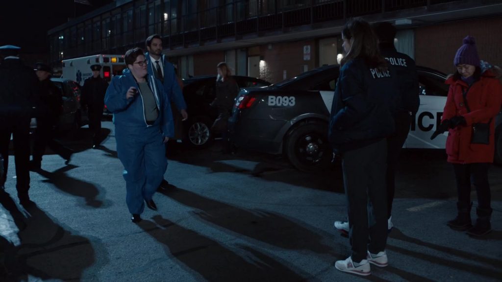 New Balance Sneakers of Cast Member Meredith MacNeill as Sam Wazowski in Pretty Hard Cases S01E07 “Ritz” (2021) (Image 3)