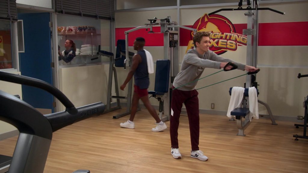 New Balance Sneakers of Gavin Lewis as Luke Burrows in Head of the Class S01E04 “The Stare-Master” (2021) (Image 1)