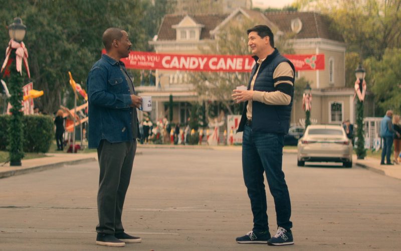 New Balance Sneakers of Ken Marino as Bruce in Candy Cane Lane (2023) (Image 1)