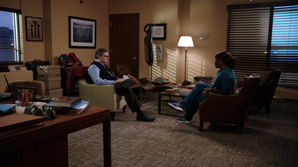 New Balance Women's Sneakers Worn by Marlyne Barrett as Maggie Lockwood in Chicago Med S06E05 “When Your Heart Rules Your Head” (2021) (Image 1)