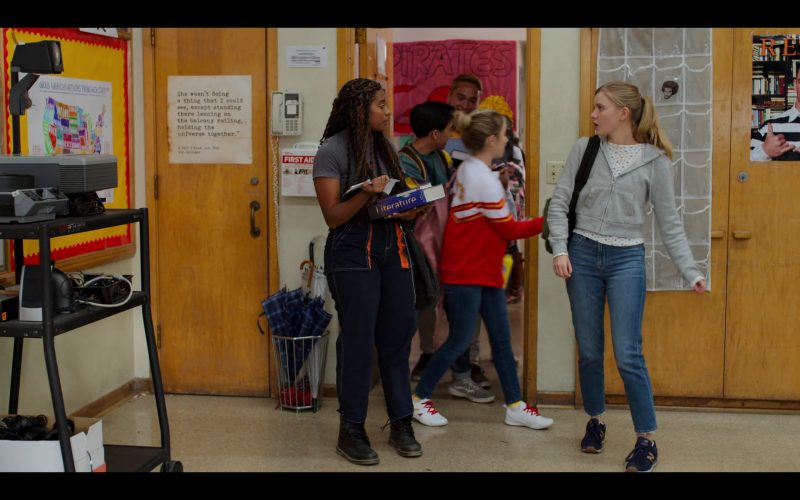 New Balance Women's Sneakers of Hadley Robinson as Vivian Carter in Moxie (2021) (Image 1)