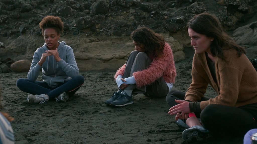 New Balance Women's Sneakers of Helena Howard as Nora Reid in The Wilds S01E03 “Day Three” (2020) (Image 3)