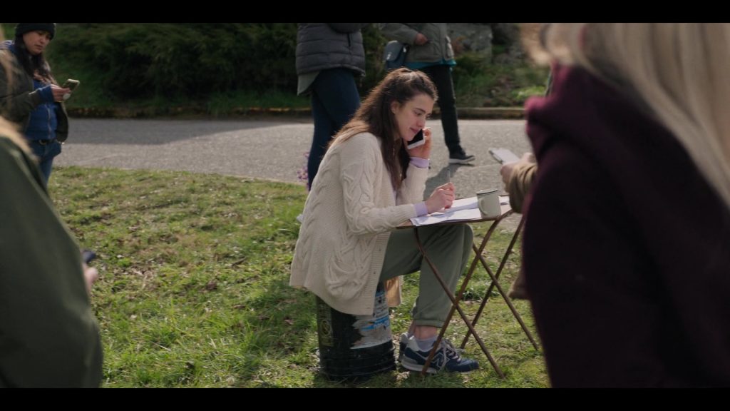 New Balance Women's Sneakers of Margaret Qualley as Alex in Maid S01E09 “Sky Blue” (2021) (Image 1)
