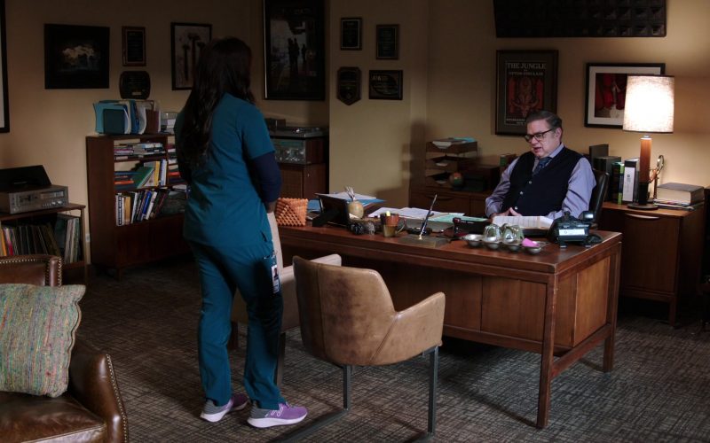New Balance Women's Sneakers of Marlyne Barrett as Maggie Lockwood in Chicago Med S06E13 “What a Tangled Web We Weave” (2021) (Image 1)