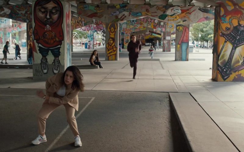 New Balance Women's Sneakers of Meredith MacNeill as Sam Wazowski in Pretty Hard Cases S01E01 “Bananas” (2021) (Image 1)