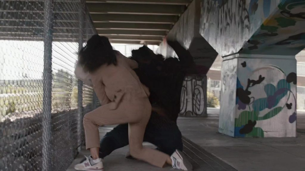 New Balance Women's Sneakers of Meredith MacNeill as Sam Wazowski in Pretty Hard Cases S01E01 “Bananas” (2021) (Image 2)