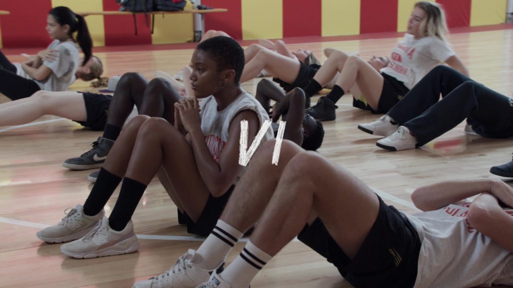 New Balance X90 Sneakers of Jordan Kristine Seamón as Caitlin in We Are Who We Are S01E06 (2020) (Image 1)