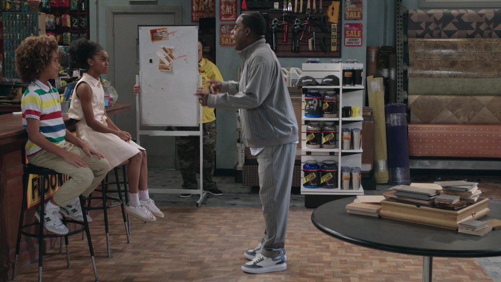 New Balance and Alexander McQueen Oversized Sneakers in Crutch S01E04 “Hope in Harlem” (2025) (Image 1)