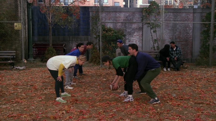 Nike Sneakers Worn by Matthew Perry (Chandler Bing), Jennifer Aniston (Rachel Green), Courteney Cox (Monica Geller), David Schwimmer (Ross Geller) and Matt LeBlanc (Joey Tribbiani) in Friends Season 3 Episode 9 
