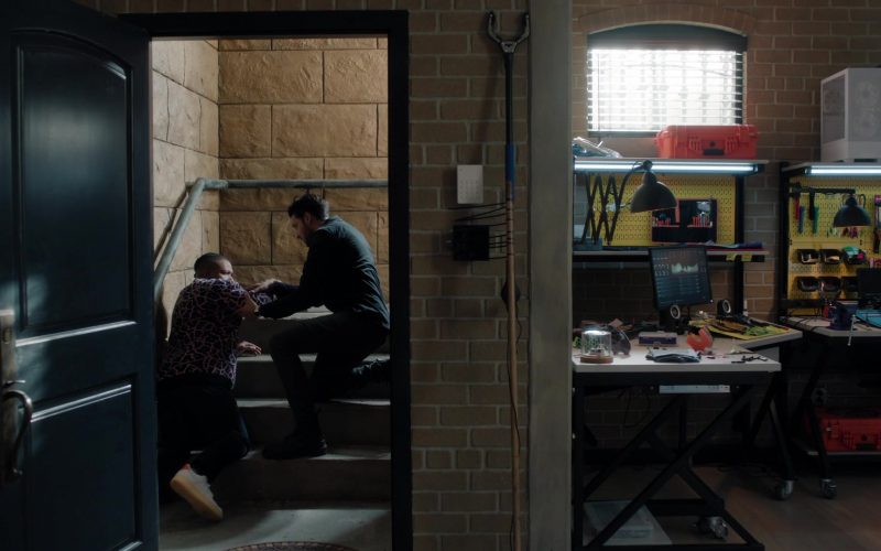 Nike AF1 Sneakers Worn by Arlen Escarpeta as Zeke Wallace in Found S01E02 “Missing While Sinning” (2023) (Image 1)