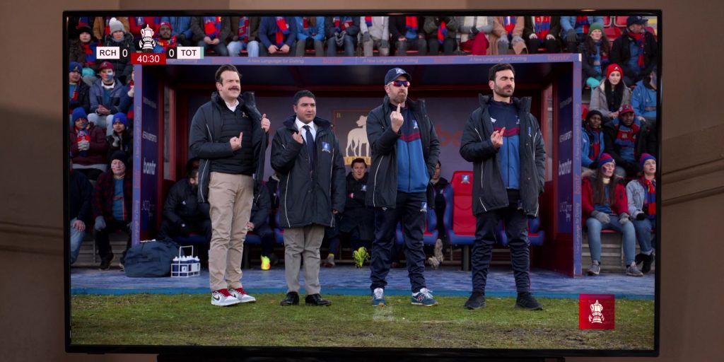Nike AJ 1 Low Light Smoke Grey Sneakers of Jason Sudeikis in Ted Lasso S02E06 “The Signal” (2021) (Image 3)