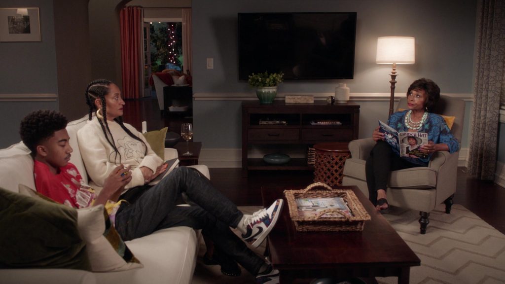 Nike AJ 1 Low-Top Sneakers of Miles Brown as Jack Johnson in Black-ish S08E02 “The Natural” (2022) (Image 1)