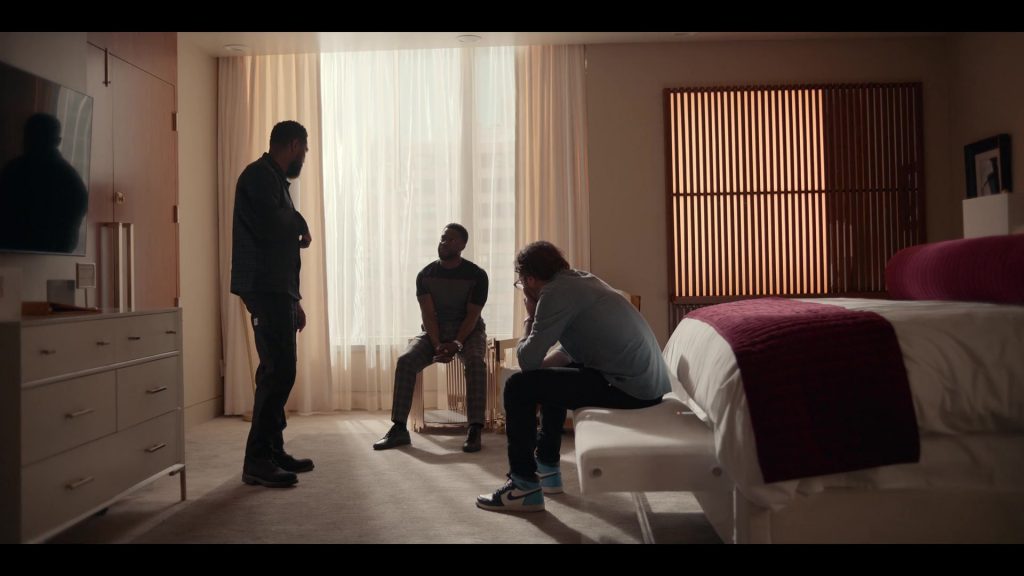 Nike AJ 1 Men's Sneakers in True Story S01E07 “Chapter 7 - …Like Cain Did Abel” (2021) (Image 1)