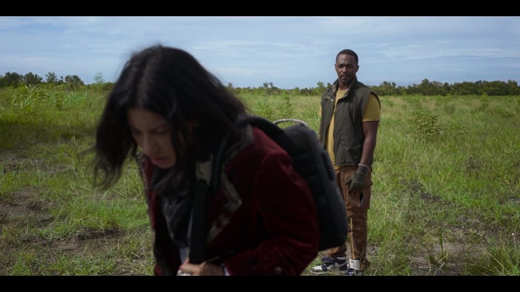 Nike AJ 1 Retro High Sneakers of Anthony Mackie as John Doe in Twisted Metal S01E08 “EV3L1N” (2023) (Image 1)