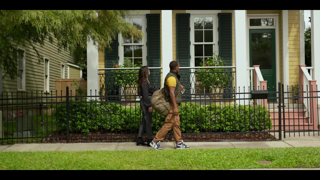 Nike AJ 1 Sneakers Worn by Casio Databank Watch of Anthony Mackie as John Doe in Twisted Metal S01E10 “SHNGRLA” (2023) (Image 1)