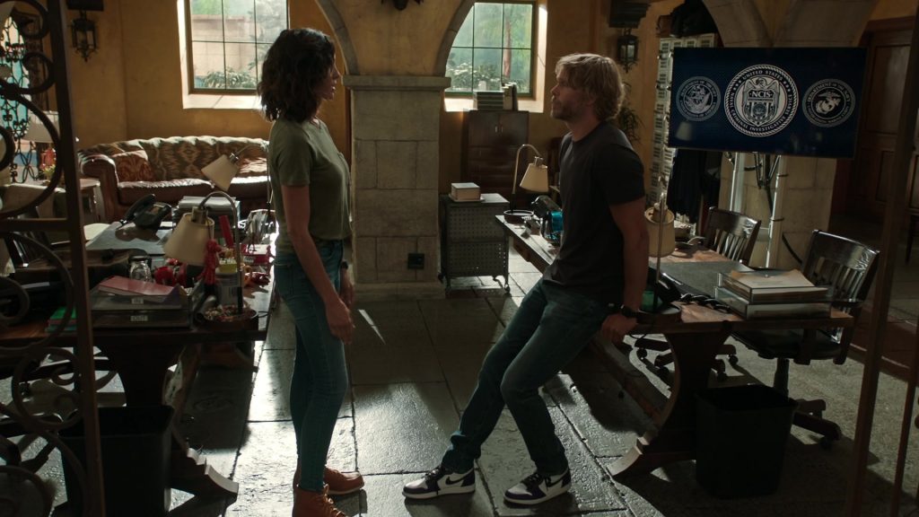 Nike AJ 1 Sneakers Worn by Eric Christian Olsen as Marty Deeks in NCIS - Los Angeles S13E04 “Sorry for Your Loss” (2021) (Image 1)
