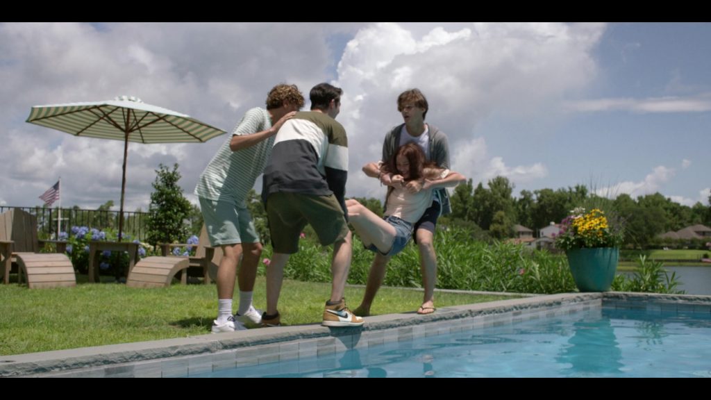 Nike AJ 1 Sneakers in The Summer I Turned Pretty S01E01 “Summer House” (2022) (Image 1)