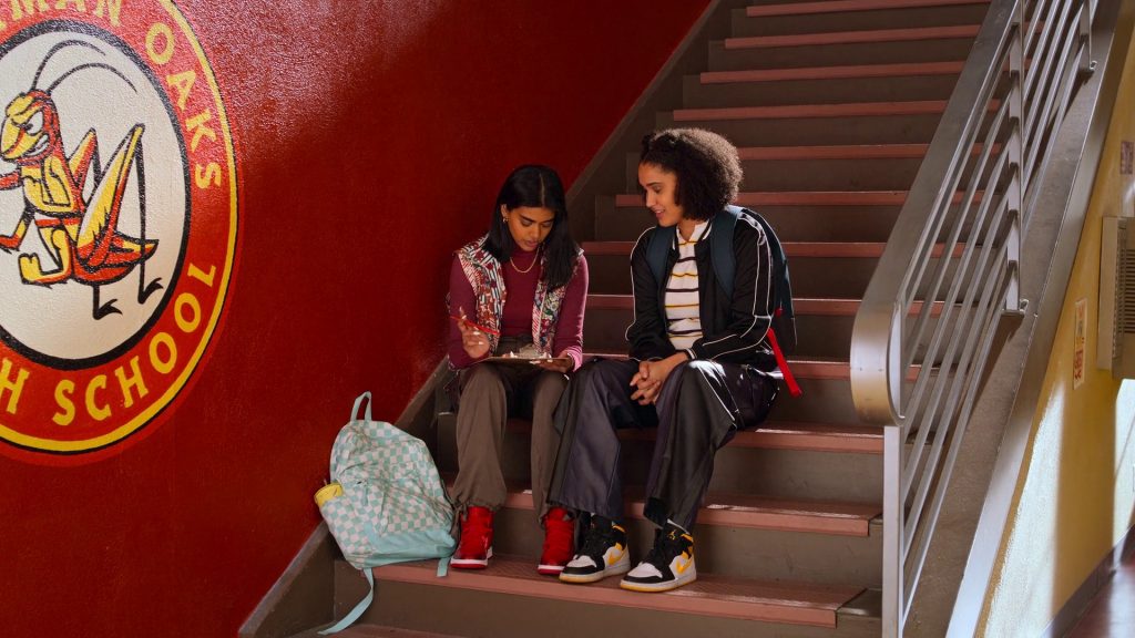 Nike AJ 1 Sneakers of Lee Rodriguez as Fabiola Torres in Never Have I Ever S04E02 “…gotten sweet revenge” (2023) (Image 1)