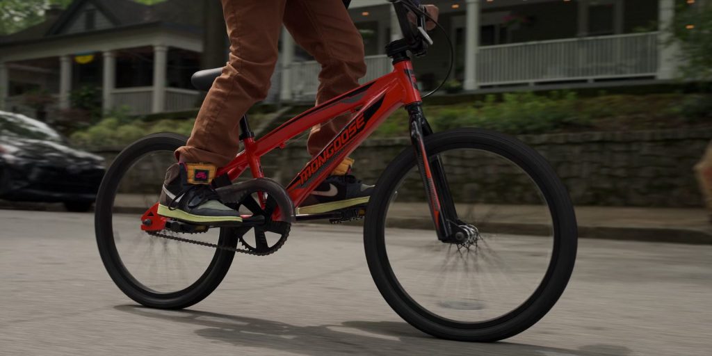 Nike AJ 1 Tokyo Bio Hack Sneakers and Mongoose Bike of Ja'Siah Young as Dion Warren in Raising Dion S02E07 “ISSUE #207 - World Without Mom” (2022) (Image 1)