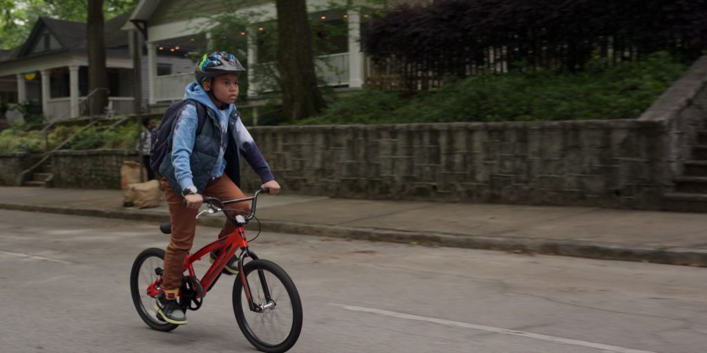 Nike AJ 1 Tokyo Bio Hack Sneakers and Mongoose Bike of Ja'Siah Young as Dion Warren in Raising Dion S02E07 “ISSUE #207 - World Without Mom” (2022) (Image 2)